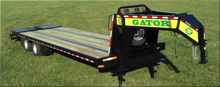GOOSENECK TRAILER 30ft tandem dual - all heavy-duty equipment trailers special priced  Hoke County,  North Carolina
