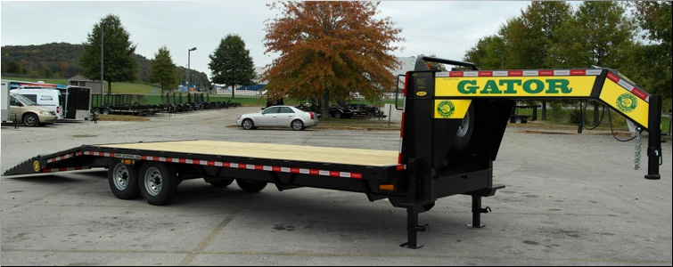 Gooseneck flat bed trailer for sale14k  Hoke County, North Carolina